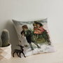 Aberto Design Cojín Multicolor 43 x 43 cm con Relleno de Silicona